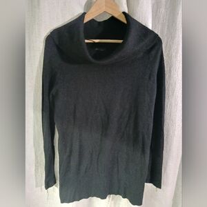 Thalia Sodi cowl neck sweater womens size medium long zipper sleeves